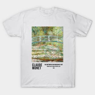 Calude Monet - Bridge Over A Pond Of Water Lilies T-Shirt